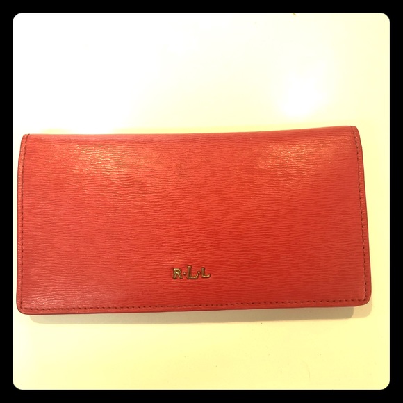 Ralph Lauren Handbags - NWT!!! Lauren by Ralph Lauren red slim wallet.